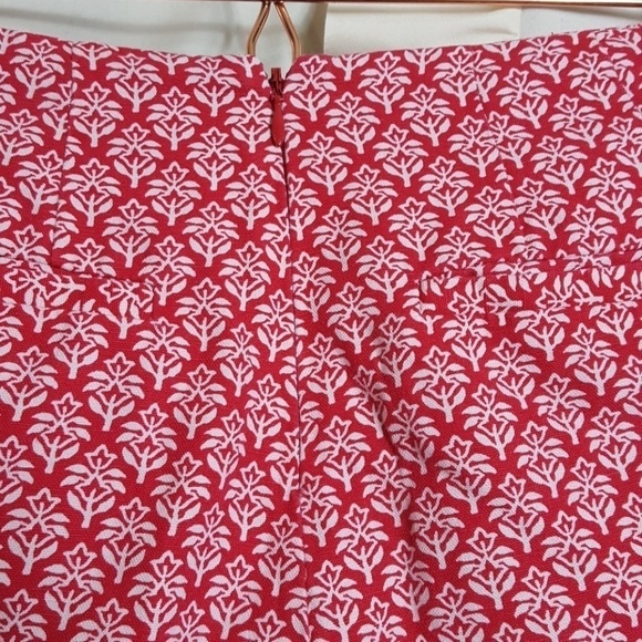 Madewell Tulip Tree Deck Shorts Red White Floral Coastal 2 - Picture 7 of 8